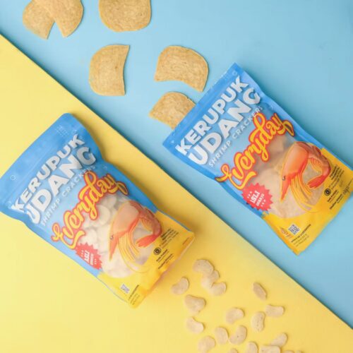 Komodo Foods Everyday Mini/GK Shrimp Crackers (Kerupuk Udang) – Authentic Indonesian Delicacy Made from Fresh Shrimp