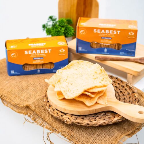Kerupuk Udang Komodo Foods Seabest – Makanan Lezat Asli Indonesia Terbuat dari Udang Segar.