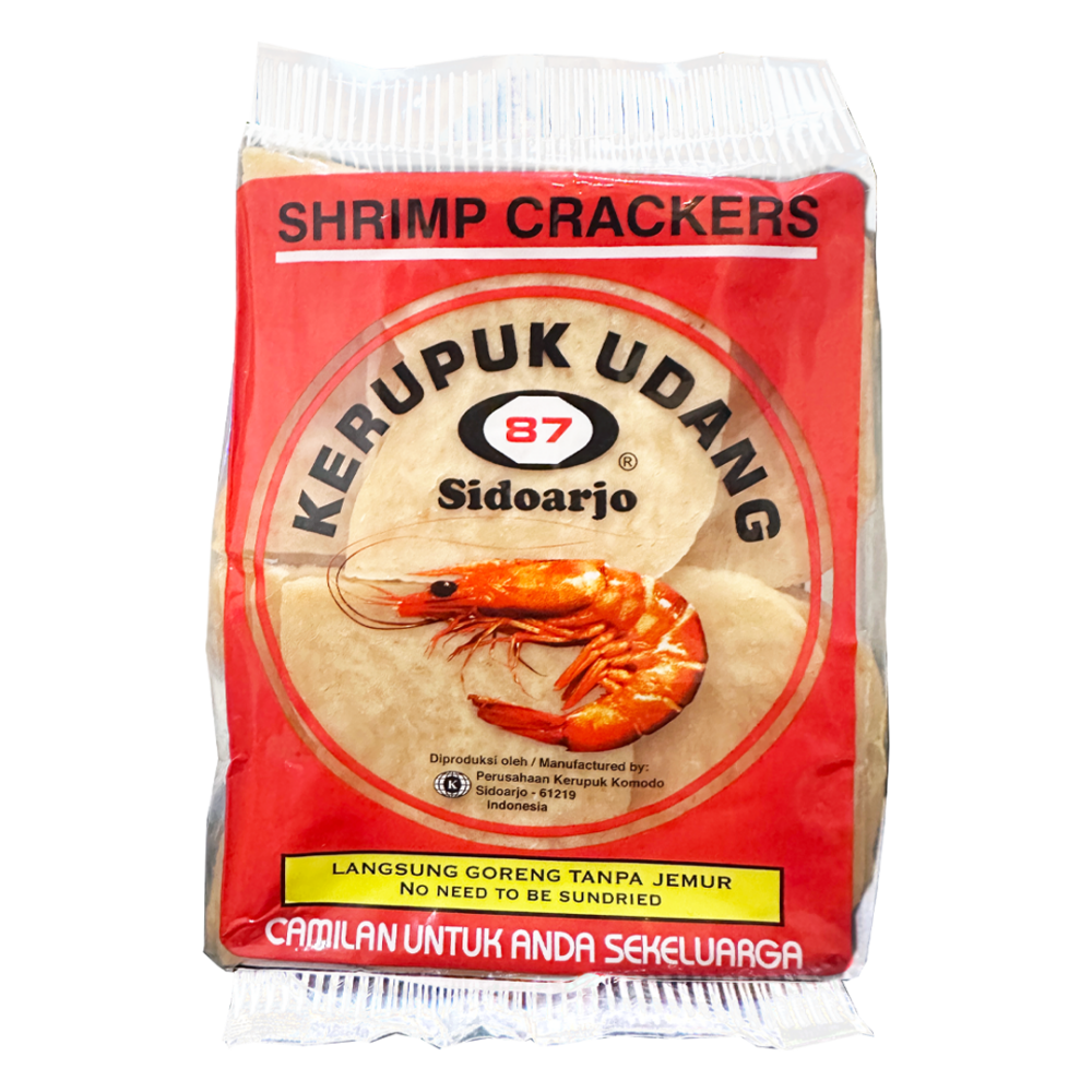 Komodo Foods 87 GK Shrimp Crackers (Kerupuk Udang) – Authentic Indonesian Delicacy Made from Fresh Shrimp