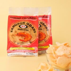 Komodo Foods 87 Mini Shrimp Crackers (Kerupuk Udang) – Authentic Indonesian Delicacy Made from Fresh Shrimp