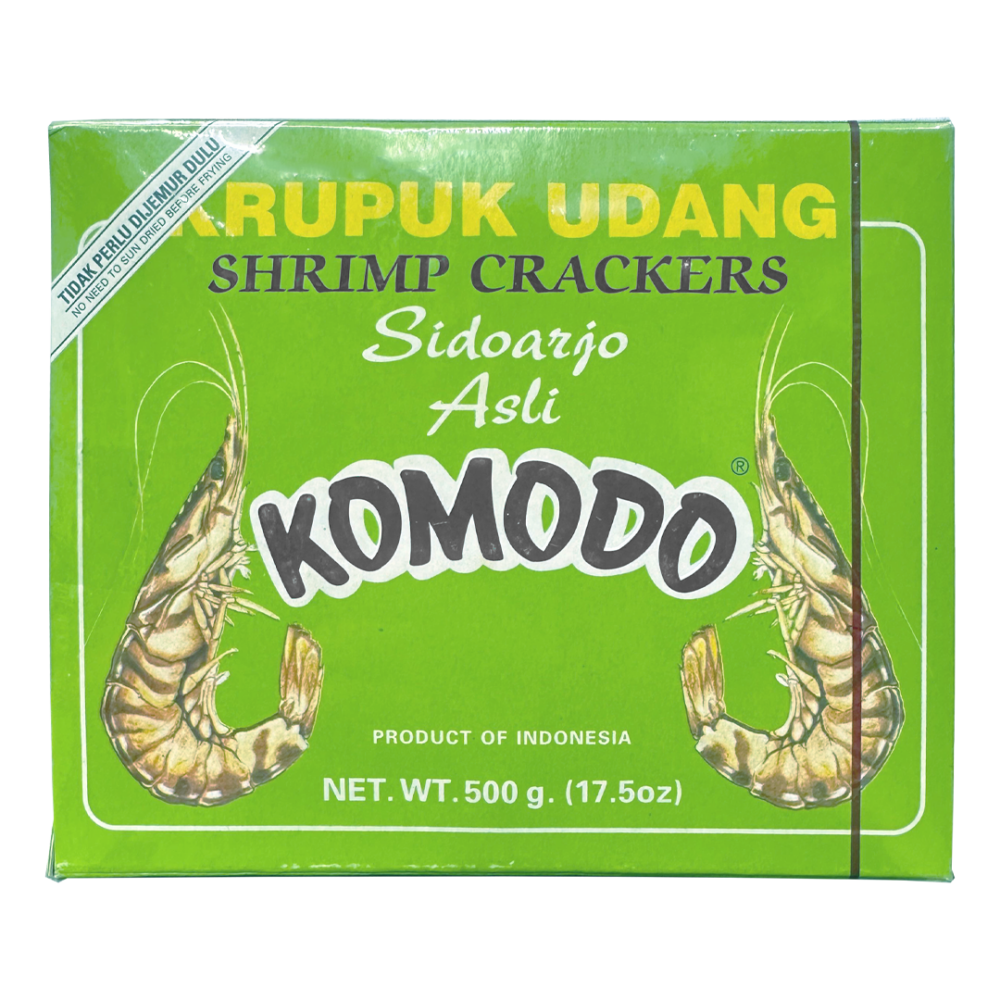 Komodo Foods Shrimp Crackers (Kerupuk Udang) – Authentic Indonesian Delicacy Made from Fresh Shrimp