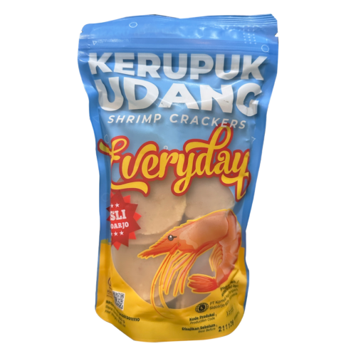 Komodo Foods Shrimp Crackers (Kerupuk Udang) – Authentic Indonesian Delicacy Made from Fresh Shrimp